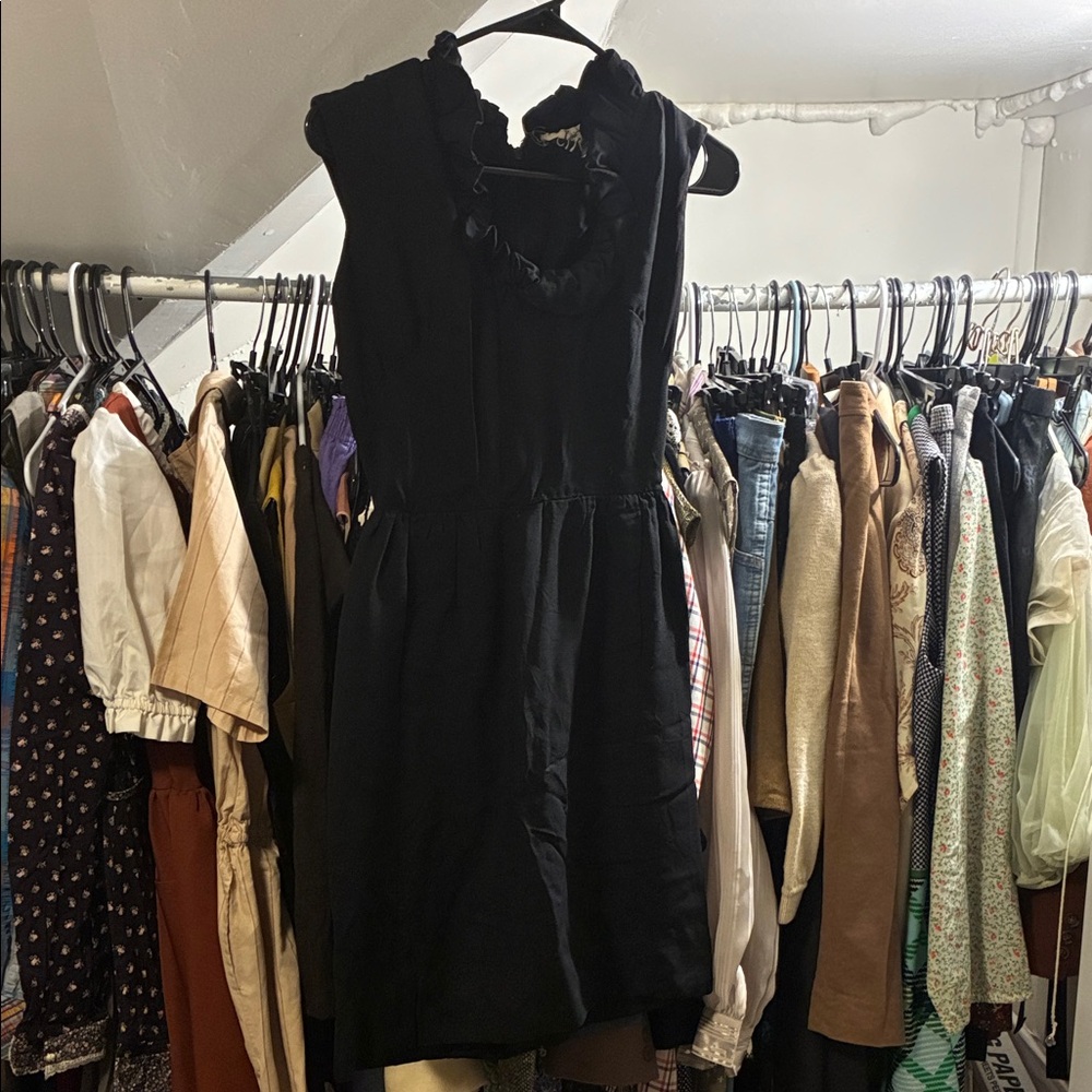 Vintage  Black Sleeveless Dress